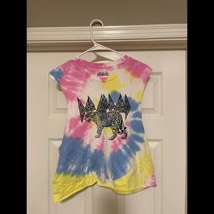 Tie Dye Def Leppard shirt